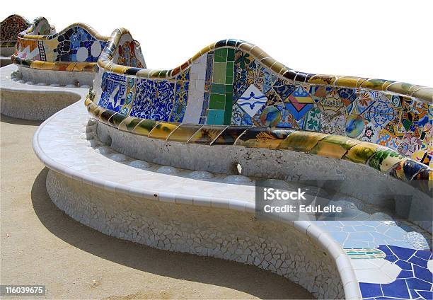 Parque Guelltraçado De Recorte - Fotografias de stock e mais imagens de Barcelona - Espanha - Barcelona - Espanha, Casa Batlló, Parque Guell