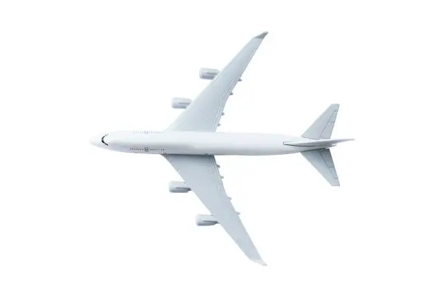 Photo of Airplane isolated on white background - Clipping path