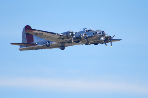 World War II bomber. B-17 Flying Fortress.
