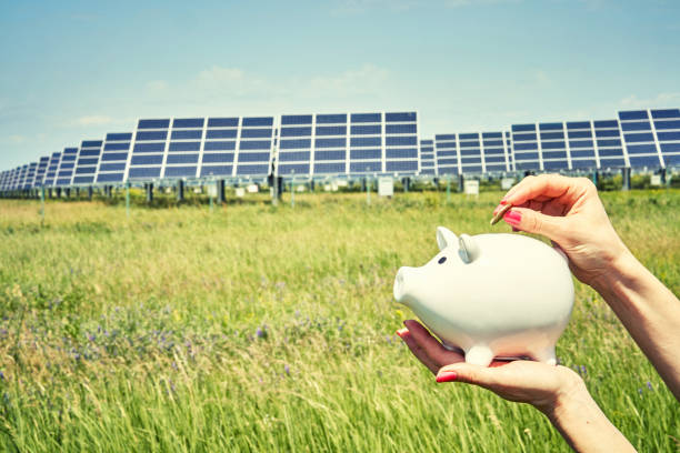 istock array of polycrystalline silicon solar cells in solar power plant turn up 1160398022