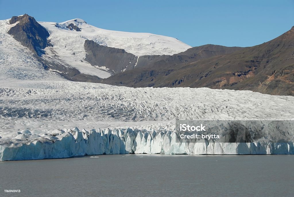 Breidarlon e Fjallsjokull Lago glaciar - Royalty-free Acidente Natural Foto de stock