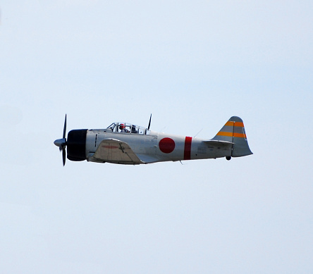 WWII Japanese Zero fighter. This is a reproduction modified from an AT-6.