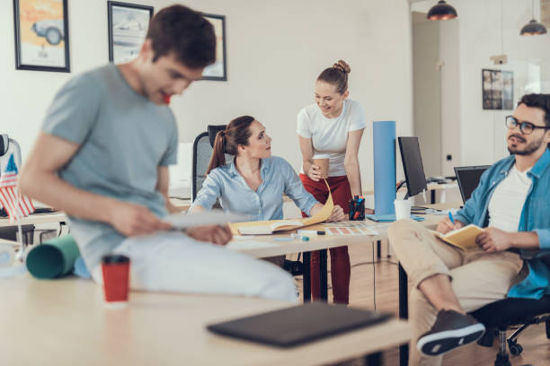 istock Cheerful colleagues are planning corporate strategy together 1160405097