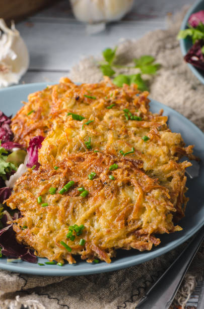 istock Homemade crispy potato pancakes 1160408793