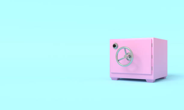 istock Vintage safe deposit. Illustration with empty place for text. 3D rendering 1160409296