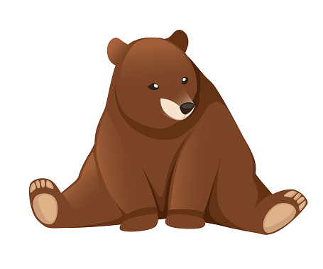 Ilustración de Oso Grizzly Animal De América Del Norte Oso Pardo Diseño De Animales De Dibujos Animados Ilustración Vectorial Plana Aislada Sobre Fondo Blanco Oso Sentado Vista Frontal Gran Animal Peligroso Lindo Ilustración de Oso Grizzly Animal De América Del Norte Oso Pardo Diseño De Animales De Dibujos Animados Ilustración Vectorial Plana Aislada Sobre Fondo Blanco Oso Sentado Vista Frontal Gran Animal Peligroso Lindo