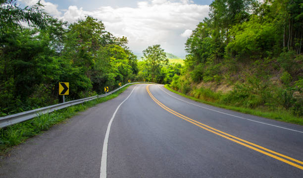 istock Country road in Thailand. 1160415919