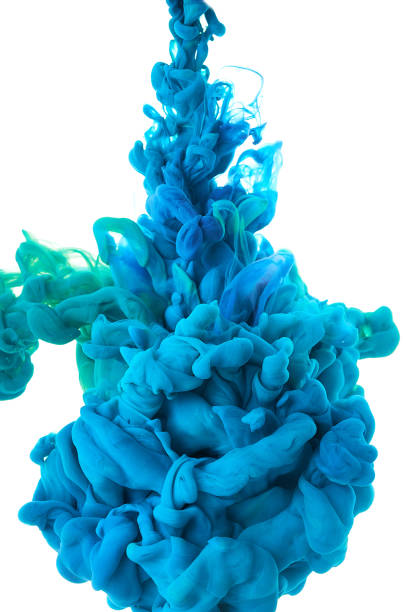 istock Ink in water. Splash paint mixing. Multicolored liquid dye. Abstract background color 1160415935