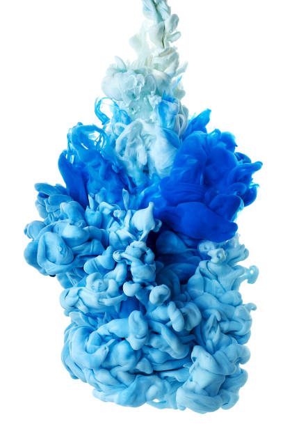 istock Ink in water. Splash paint mixing. Multicolored liquid dye. Abstract background color 1160415965