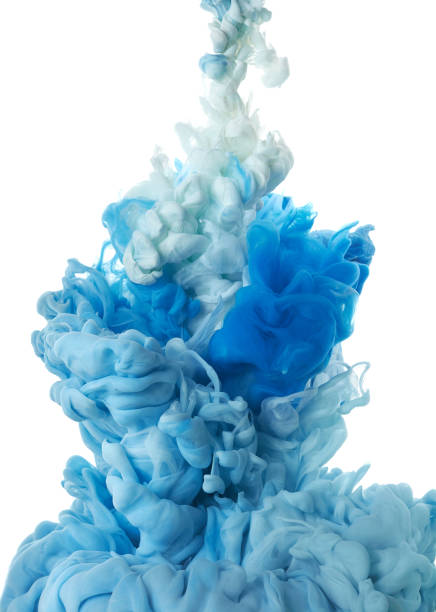 istock Ink in water. Splash paint mixing. Multicolored liquid dye. Abstract background color 1160416070
