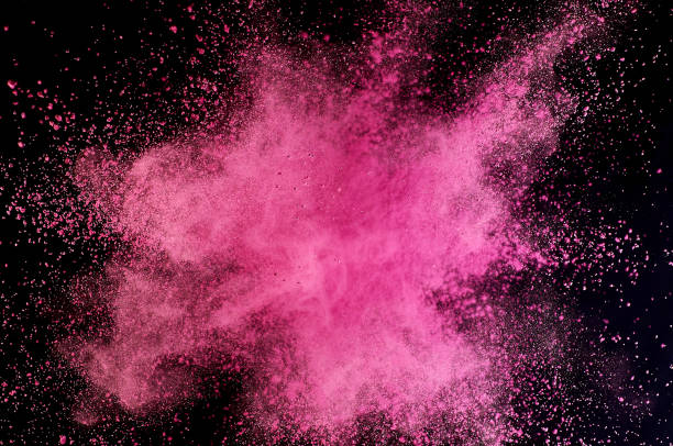 istock Colored powder explosion. Abstract closeup dust on backdrop. Colorful explode. Paint holi 1160416883