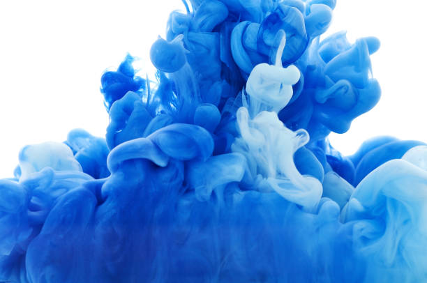 istock Ink in water. Splash paint mixing. Multicolored liquid dye. Abstract background color 1160417125
