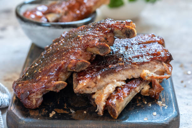 istock Grilled and smoked ribs 1160419541