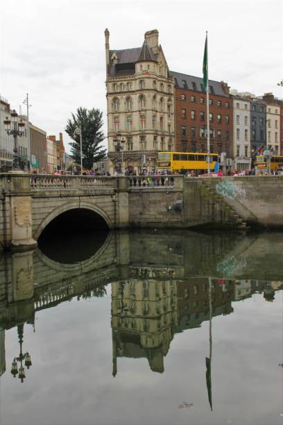 istock Liffey River and O'Connell bridge in Dublin, Ireland 1160422552