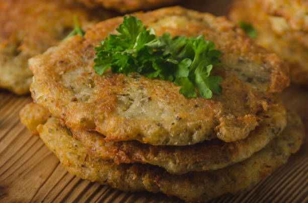 istock Delish potato pancakes prepare home 1160423386