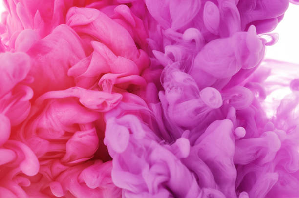 istock Ink in water. Splash paint mixing. Multicolored liquid dye. Abstract background color 1160424940