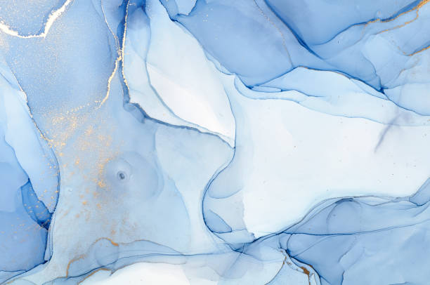 istock Abstract colorful background, wallpaper. Mixing acrylic paints. Modern art. Marble texture. Alcohol ink colors  translucent 1160426653