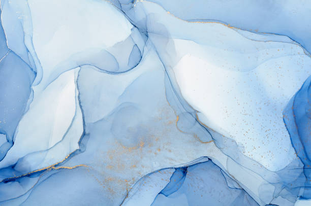 istock Abstract colorful background, wallpaper. Mixing acrylic paints. Modern art. Marble texture. Alcohol ink colors  translucent 1160427309