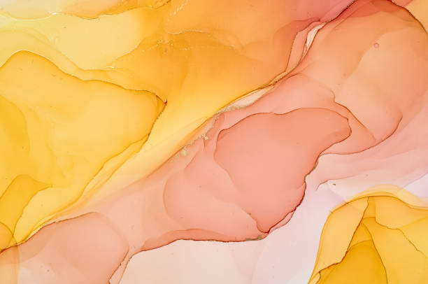 istock Abstract colorful background, wallpaper. Mixing acrylic paints. Modern art. Marble texture. Alcohol ink colors  translucent 1160427409