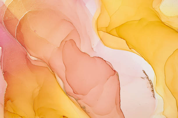 istock Abstract colorful background, wallpaper. Mixing acrylic paints. Modern art. Marble texture. Alcohol ink colors  translucent 1160427453