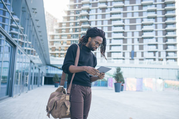 istock Modern man on the street 1160435058
