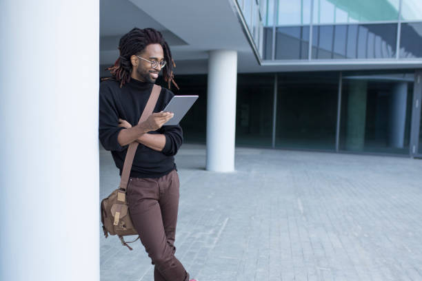 istock Modern man on the street 1160436788