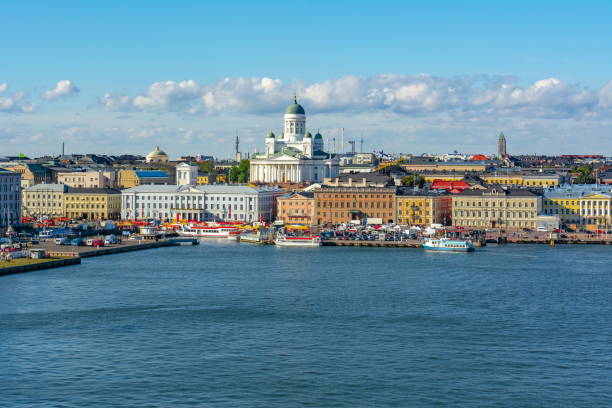 istock Helsinki cityscape with Helsinki Cathedral, Finland 1160440234