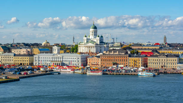 istock Helsinki cityscape with Helsinki Cathedral, Finland 1160440249