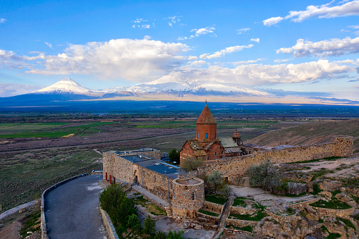 Khor Virab Monastry in Armenia, taken in April 2019