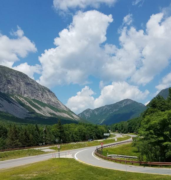 Franconia Notch White Mountains of New Hampshire franconia new hampshire stock pictures, royalty-free photos & images