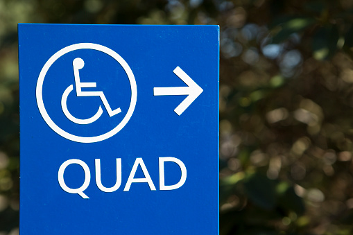 Accessibility Access Sign Handicap Wheelchair Access Sign Stock Photo - Download Image Now ...