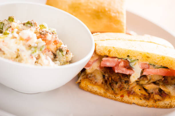 istock Gourmet pork and artichoke sandwich 1160454910