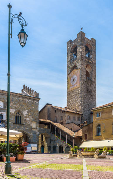 istock Piazza Vecchia in Citta Alta, Bergamo, Italy 1160455617