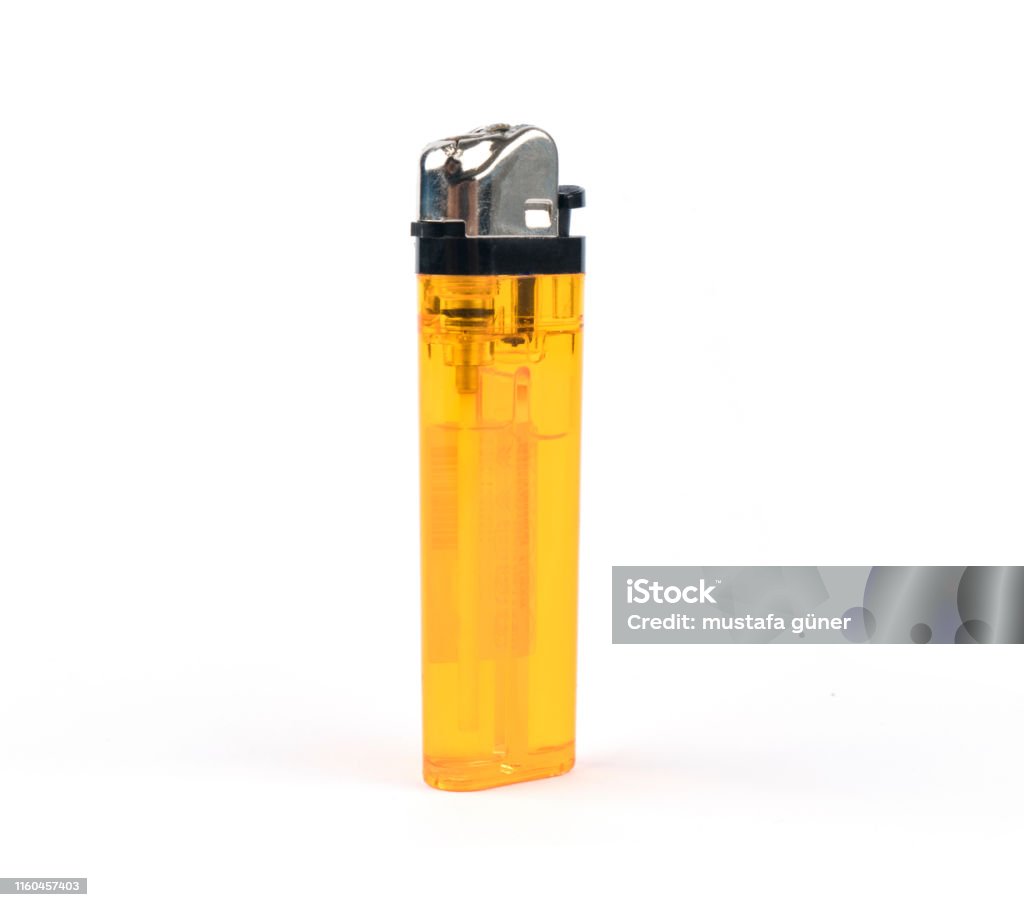 Lighter Yellow lighter Cigarette Lighter Stock Photo