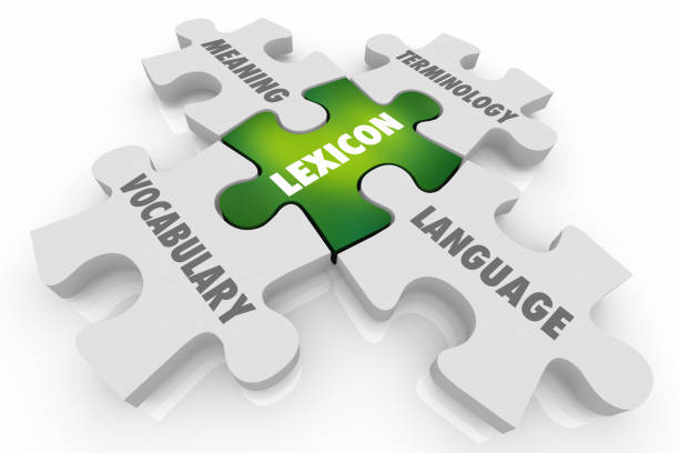 istock Lexicon Language Vocabulary Puzzle Pieces Communication 3d Illustration 1160462718