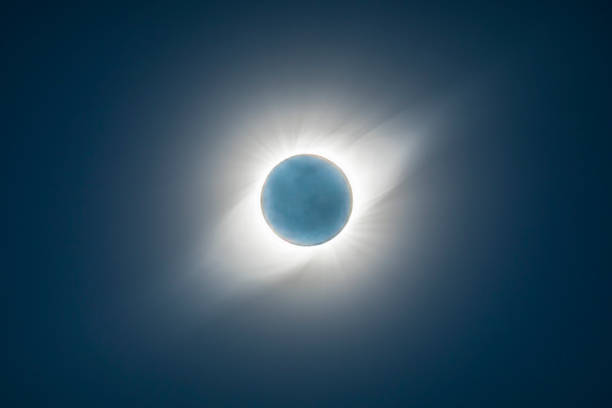 istock The Solar Corona atmosphere layer during Total Solar Eclipse Chile 2019, amazing view of the Sun covered by the Moon during totality phase while the Moon covers the entire Sun an awesome phenomenom 1160469104