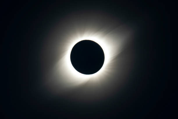 istock The Solar Corona atmosphere layer during Total Solar Eclipse Chile 2019, amazing view of the Sun covered by the Moon during totality phase while the Moon covers the entire Sun an awesome phenomenom 1160469108