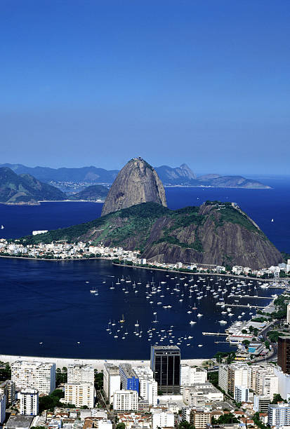 pão de açúcar no rio de janeiro - rio de janeiro guanabara bay residential structure urca - fotografias e filmes do acervo