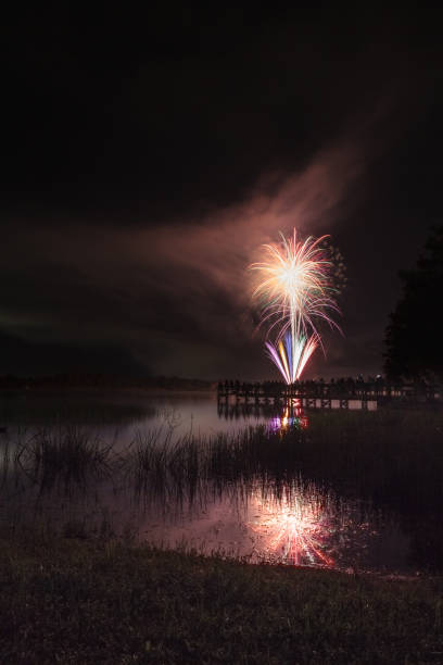 istock Fireworks over Sugden Regional Park in Naples, Florida 1160472603