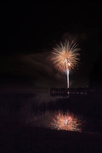 istock Fireworks over Sugden Regional Park in Naples, Florida 1160472659