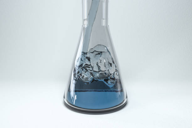 istock Chemical instruments and reagents in the lab, 3d rendering. 1160479878