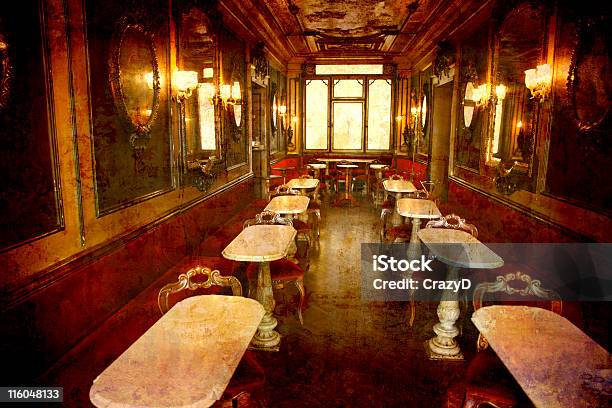 Postcard From Italy Stock Photo - Download Image Now - Cafe, Venice - Italy, Antique