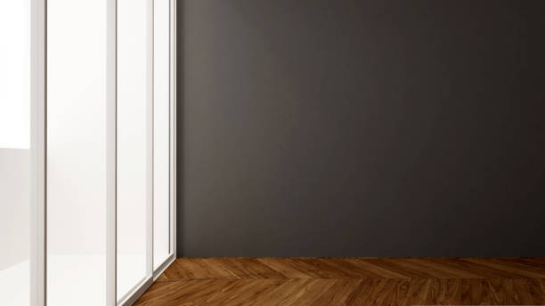 istock Space design for apartment room or hotel room artwork. Empty room design for artwork. 3D Illustration 1160482565