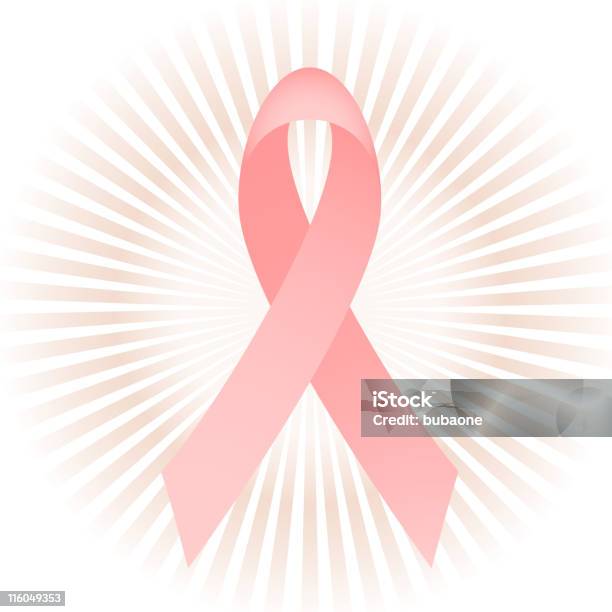 Cancro Da Mama Com Fita Brilho - Arte vetorial de stock e mais imagens de Arrebol - Arrebol, Cancro da Mama, Consolar