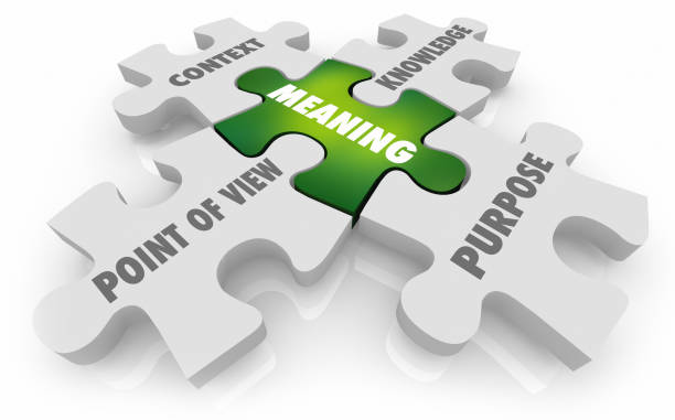 istock Meaning Context Point of View Purpose Puzzle Pieces 3d Illustration 1160495776