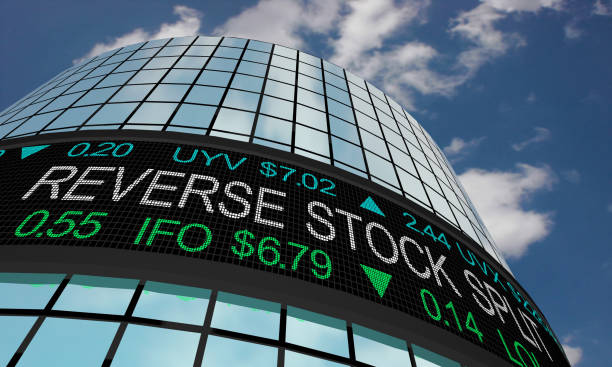 istock Reverse Stock Split Market Company Strategy Ticker 3d Illustration 1160500011