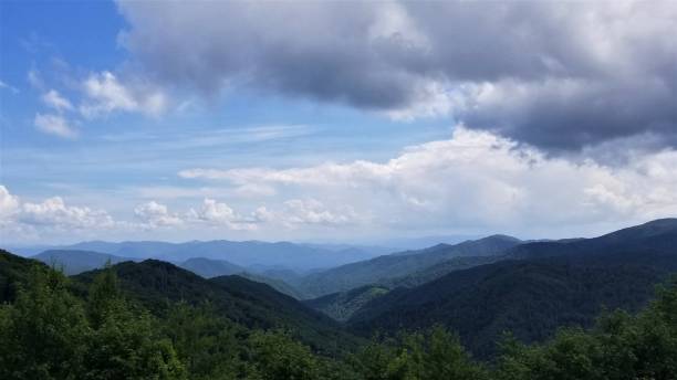 istock Colorful Late Afternoon Clouds and Mountains 4 1160501188