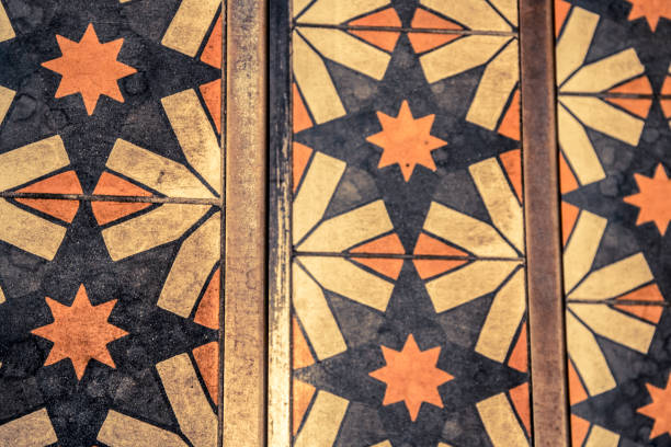 istock star pattern on floor tiles in a store 1160503413