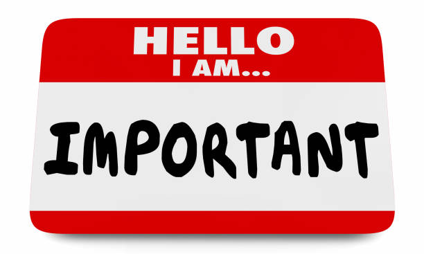 istock Important VIP Exclusive Special Name Tag 3d Illustration 1160504331