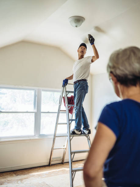 istock Senior man painting apartment interior 1160509116